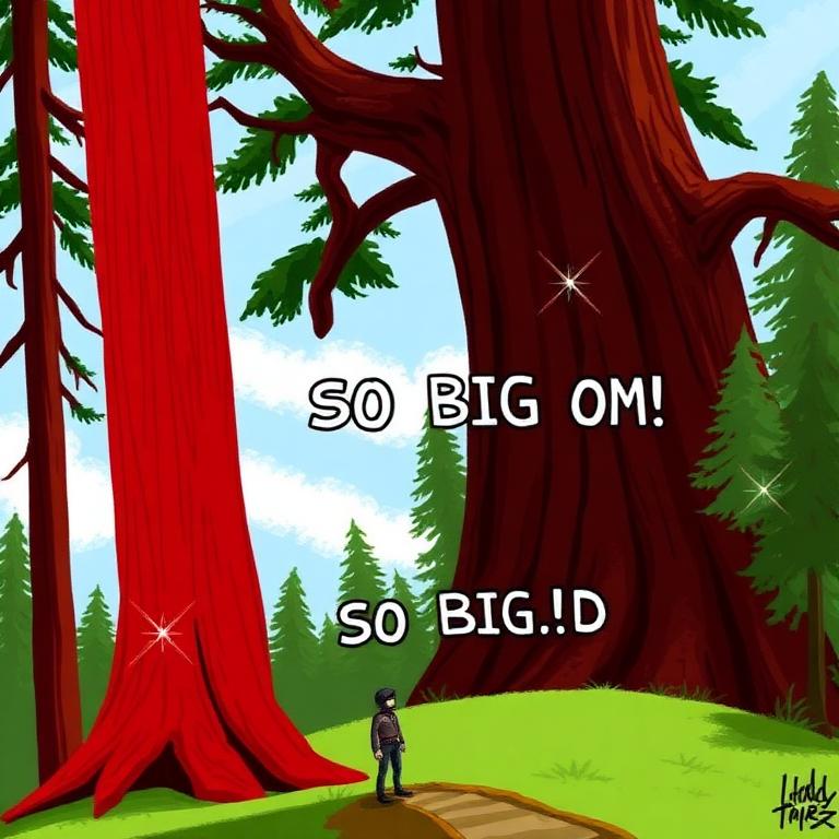 fan art of a Redwood Tree
